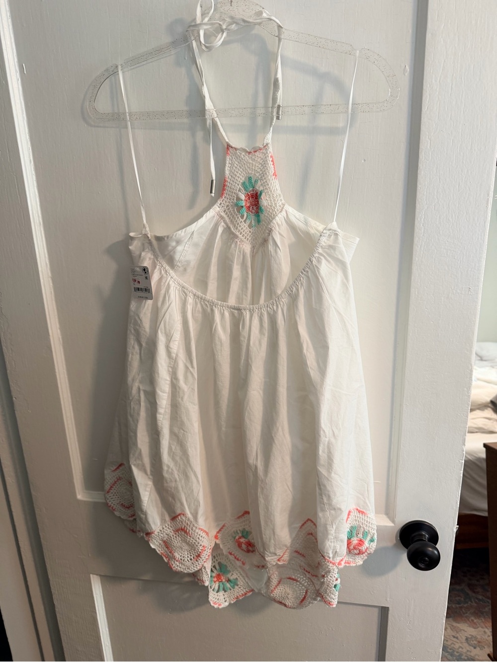 Free people cerilliam crochet halter mini dress - Picture 8 of 9